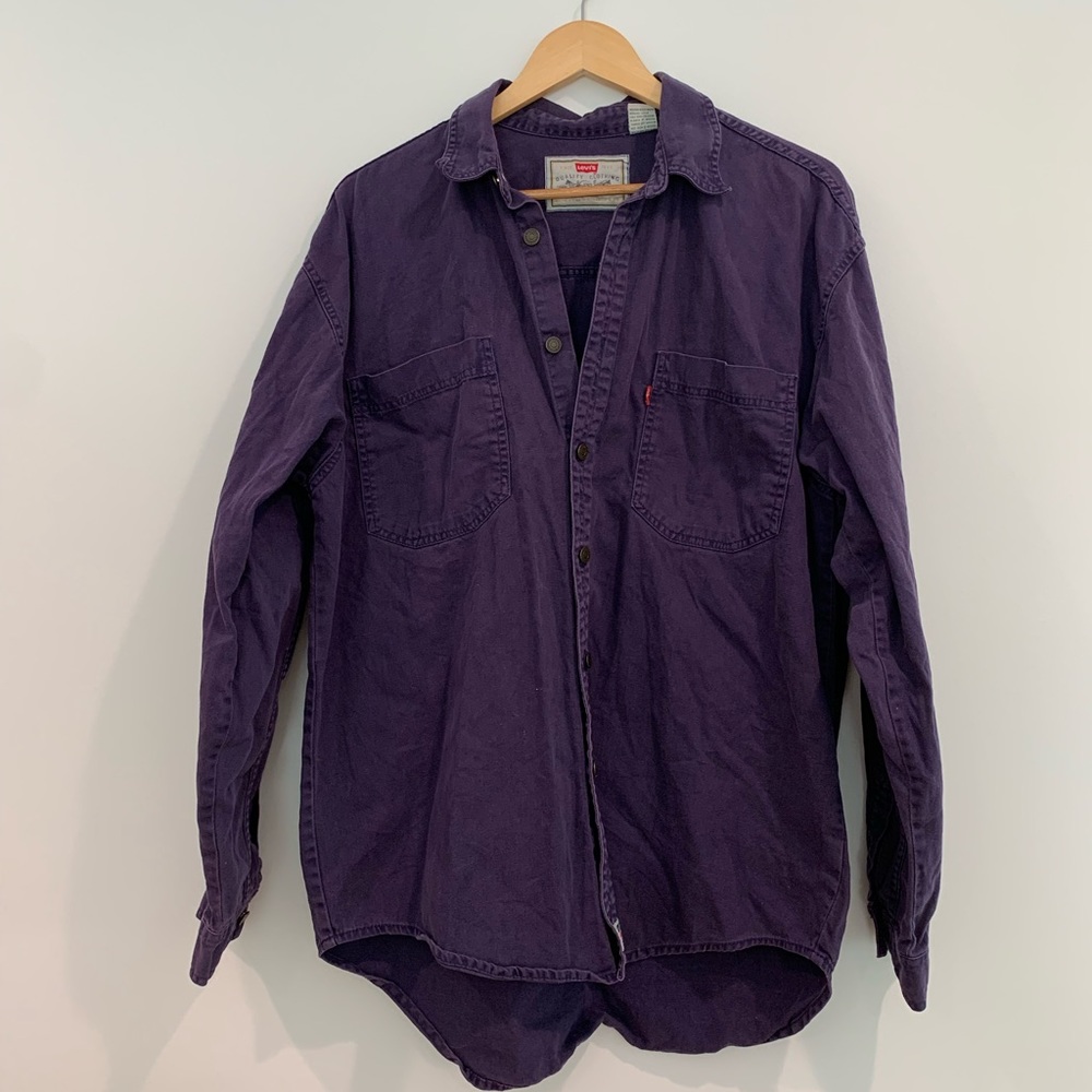 Levi’s Purple Button-Up